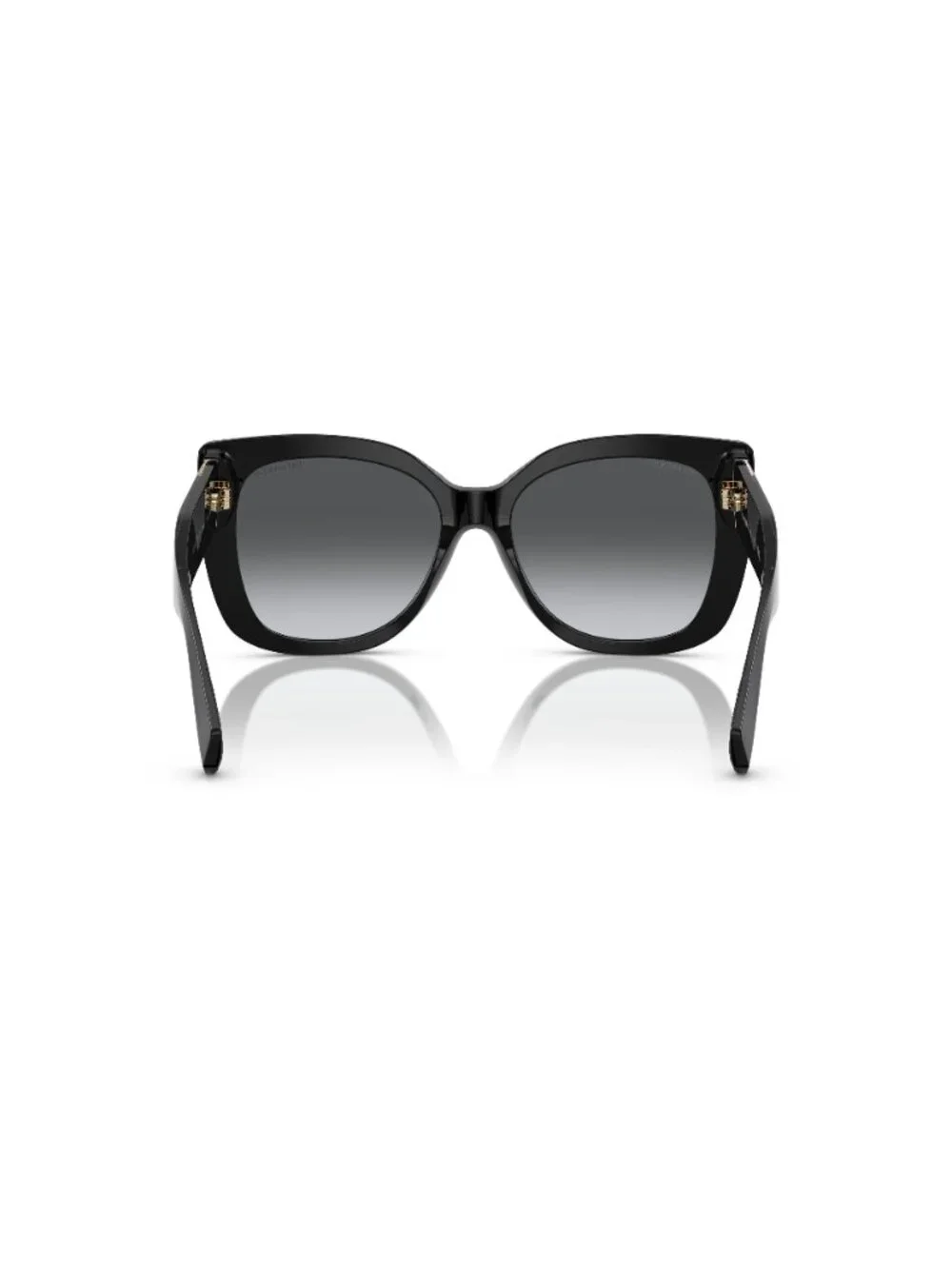 New Tiffany Women's Sunglasses Black Square Grey Lens Acetate Frame TF4229 55